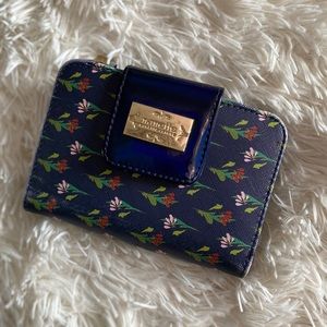 Nanette Lepore Navy Floral Wallet